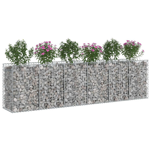 VidaXL vidaXL Gabion Raised Bed 2 pcs Silver 2