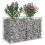 VidaXL vidaXL Gabion Raised Bed Silver 3
