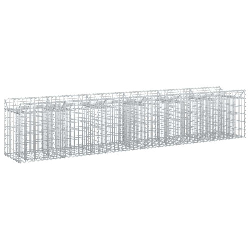 VidaXL vidaXL Gabion Raised Bed 2 pcs Silver 1