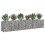 VidaXL vidaXL Gabion Raised Bed 2 pcs Silver 3