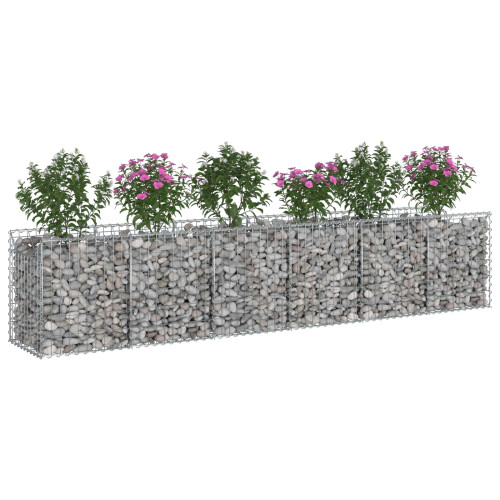 VidaXL vidaXL Gabion Raised Bed 2 pcs Silver 2