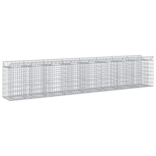 VidaXL vidaXL Gabion Raised Bed 3 pcs Silver 1