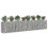 VidaXL vidaXL Gabion Raised Bed 3 pcs Silver 3