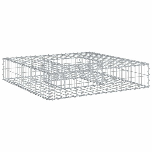 VidaXL vidaXL Gabion Raised Bed Silver 1