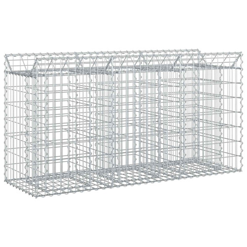 VidaXL vidaXL Gabion Raised Bed Silver 1