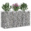 VidaXL vidaXL Gabion Raised Bed Silver 3