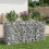 VidaXL vidaXL Gabion Raised Bed Silver 4