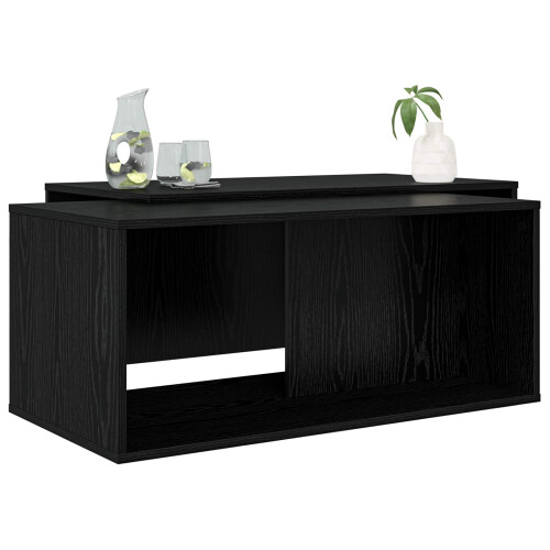 VidaXL vidaXL Coffee Table Set 2 pcs Black Oak Engineered Wood 2