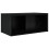 VidaXL vidaXL Coffee Table Set 2 pcs Black Oak Engineered Wood 5