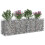 VidaXL vidaXL Gabion Raised Bed Silver 3