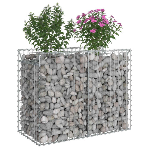 VidaXL vidaXL Gabion Raised Bed Silver 2