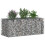 VidaXL vidaXL Gabion Raised Bed Silver 3