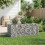 VidaXL vidaXL Gabion Raised Bed Silver 5