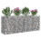 VidaXL vidaXL Gabion Raised Bed 2 pcs Silver 3