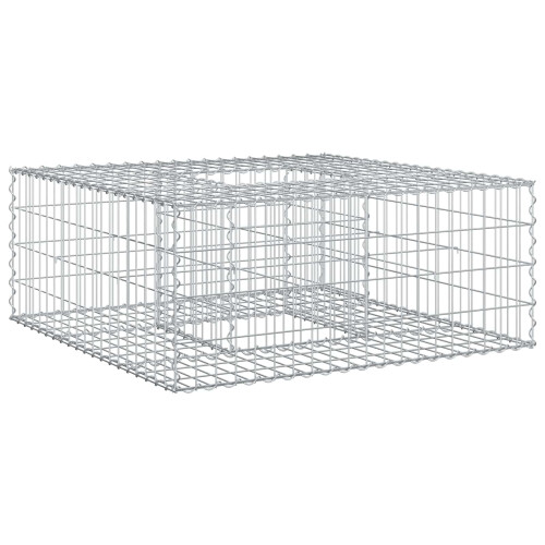 VidaXL vidaXL Gabion Raised Bed Silver 1