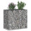 VidaXL vidaXL Gabion Raised Bed Silver 3