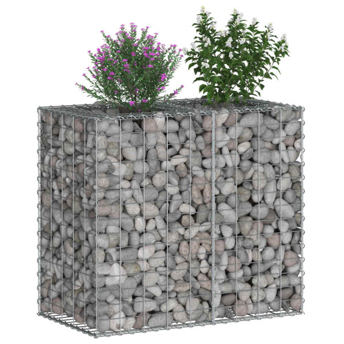 VidaXL vidaXL Gabion Raised Bed Silver 2