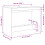 VidaXL vidaXL Bed Desk White 100 x 45 x 75 cm Engineered Wood 5