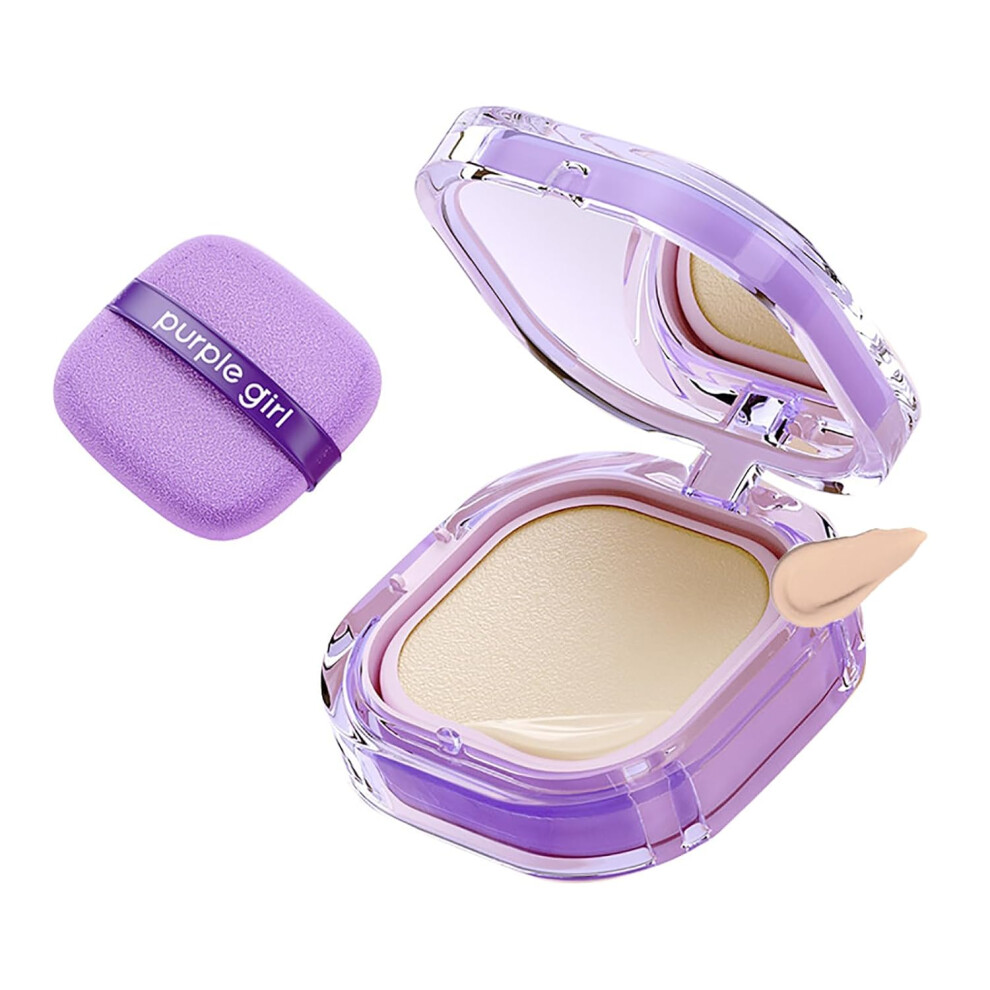 Oimg (Natural, -) Full Coverage Creamy Foundation Â 24H Long-Lasting Waterproof Matte Finish, Compact