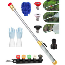 (Gray, -) Suihku puutarhaletku mini painepesuri adapteri – 3/4 GHT 1/4, autoon ja patiolle