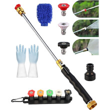 (Black, -) Suihku puutarhaletku mini painepesuri adapteri – 3/4 GHT 1/4, autoon ja patiolle
