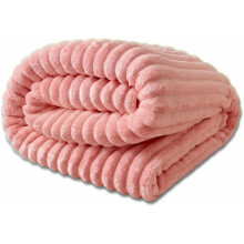 (Pink, 100*150cm/39.37*59.05in) Turvallisuutta antava rauhoittava koiran viltti – teko kanin turkki polyesteri, pehmeä ja mukava