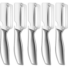 (-, Full Stainless Steel) 2-in-1 Peeler – Stainless Steel Blade, Wooden Handle & Bottle Opener