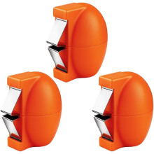 (Orange 3pcs, -) Munankuoren avaaja – monitoiminen kuorija raaoille ja keitetyille munille, ruostumaton teräs