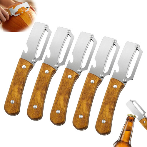 (5PCS, -) 2 pack 2-σε-1 αποφλοιωτής – ανοξείδωτο εργαλείο κουζίνας για λεπτό/χοντρό