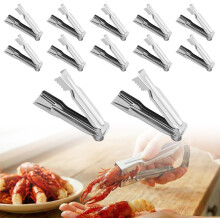 (12pcs, -) 3 Pack sgusciatore gamberi – Rimuovi coda acciaio inox per gamberetti e gamberi