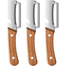 (3 PACK, -) 2-in-1 Multi-Functional Peeler – Handheld for Apple, Potato, Carrot, Slicer