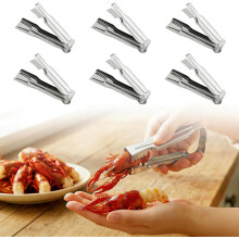 (6pcs, -) 3 Pack sgusciatore gamberi – Rimuovi coda acciaio inox per gamberetti e gamberi