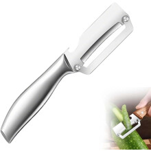 (Sliver, -) Stainless Steel Peeler with Bottle Opener – Gift for Mom