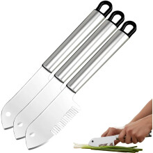 (3PCS, -) Curățător julienne – lamă precizie feliator fructe legume, mâner ergonomic