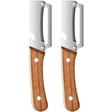(2 PACk, -) 2-in-1 Multi-Functional Peeler – Handheld for Apple, Potato, Carrot, Slicer