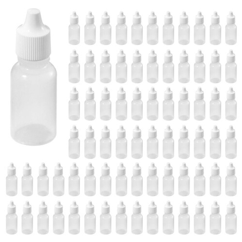 250 St Tomma Plastflaskor med KläMbara Droppflaskor (20 Ml)