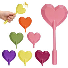 (Heart-Pink, -) 3D printet kreditkort tryllestav tap to pay – fe tryllestav kontaktløs holder