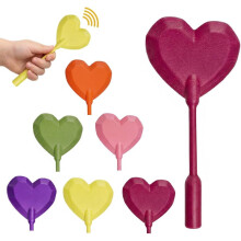 (Heart-Red, -) 3D printet kreditkort tryllestav tap to pay – fe tryllestav kontaktløs holder