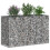 VidaXL vidaXL Gabion Raised Bed Silver 3