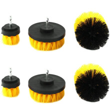 6Pcs Eletric Drill Brush Tile Grout Power Scrubber Cleaning Tub Cleaner Combo Tool for Power Tools