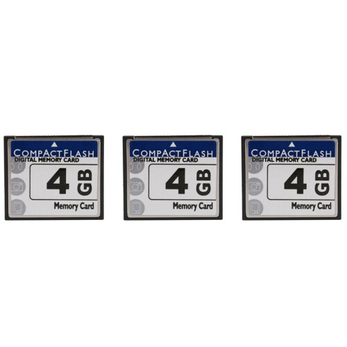 3X Professional 4GB Compact Flash Memory Card(White&)