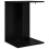 VidaXL vidaXL Side Table Black Oak 45 x 40 x 62.5 cm Engineered Wood 2
