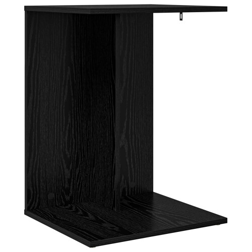VidaXL vidaXL Side Table Black Oak 45 x 40 x 62.5 cm Engineered Wood 1