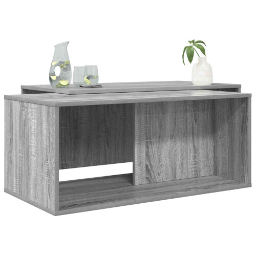 VidaXL vidaXL Coffee Table Set 2 pcs Grey Sonoma Engineered Wood 2
