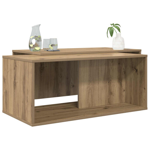 VidaXL vidaXL Coffee Table Set 2 pcs Artisan Oak Engineered Wood 2