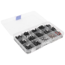 500 StüCk Universal RC Schrauben Satz Hardware Befestigung Set für Axial Redcat HPI Arrma Losi 1/8 1/10 1/12 1/16 RC Autos