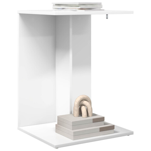 VidaXL vidaXL Side Table White 45 x 40 x 62.5 cm Engineered Wood 2