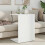 VidaXL vidaXL Side Table White 45 x 40 x 62.5 cm Engineered Wood 4