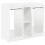 VidaXL vidaXL Golf Cabinet Plain White 102 x 45 x 85.5 cm 2