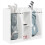 VidaXL vidaXL Golf Cabinet Plain White 102 x 45 x 85.5 cm 3